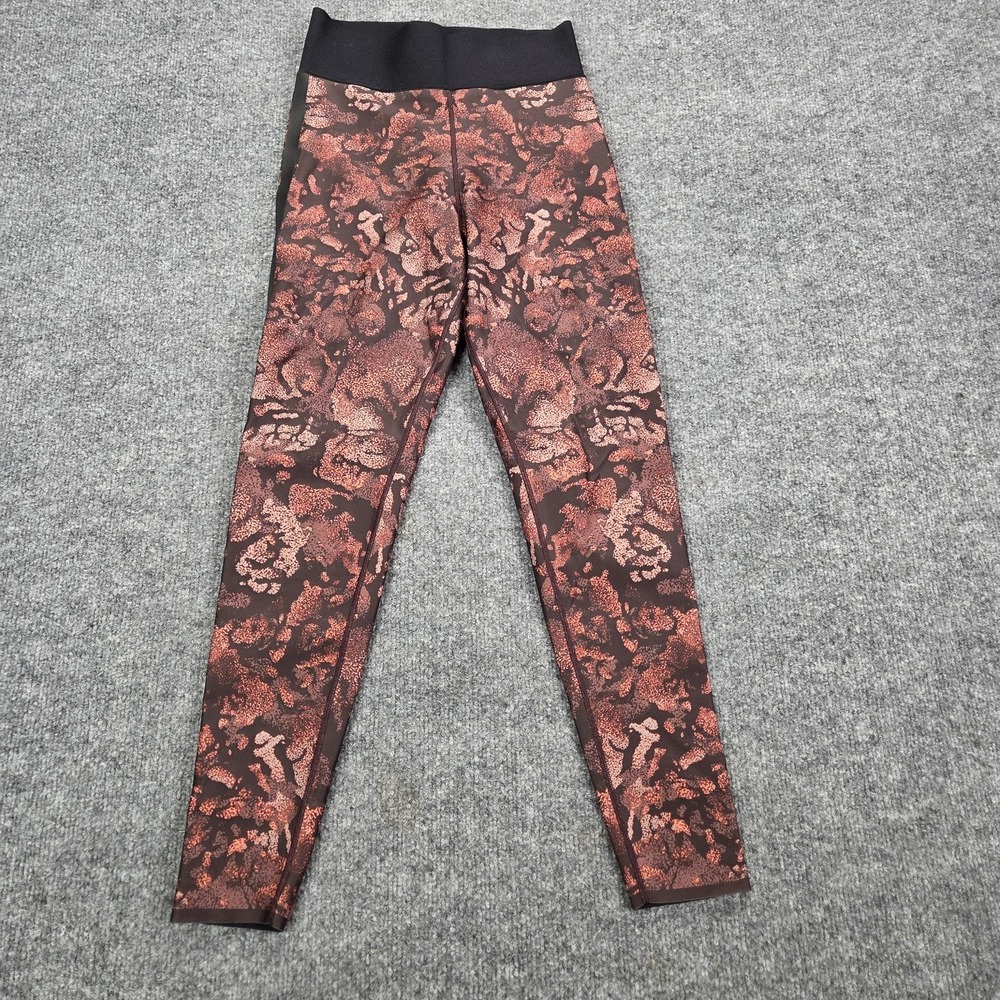 Ultracor Leggings Womens Medium Brown High‎ Waist Ankle Spotted Yoga Pants